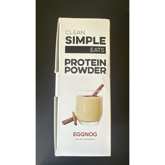 (3) Clean Simple Eats Whey Protein Powder EGG NOG 10 Packs New in Box Exp 7/26 - Picture 4 of 8